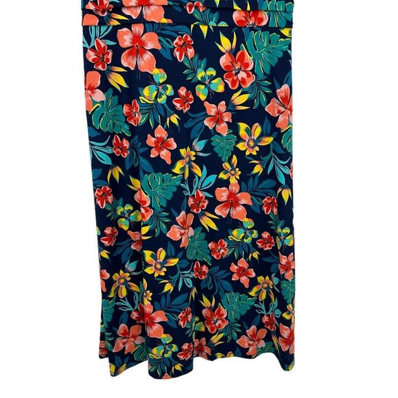 Lands' End Floral Dress - Blue and Red - Picture 6 of 13